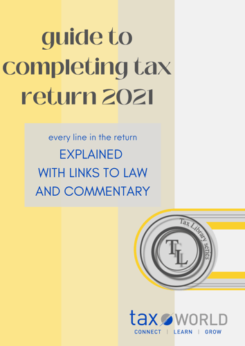 Guide to completing tax return 2021 cover