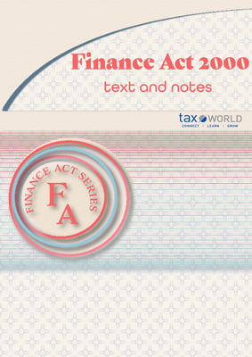 Finance Act 2000