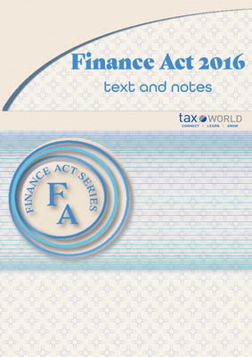 Finance act 2016