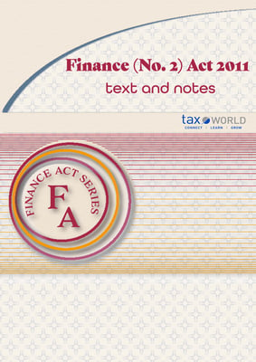 Finance No. 2 Act 2011