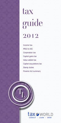 Tax guide 2012 landing page